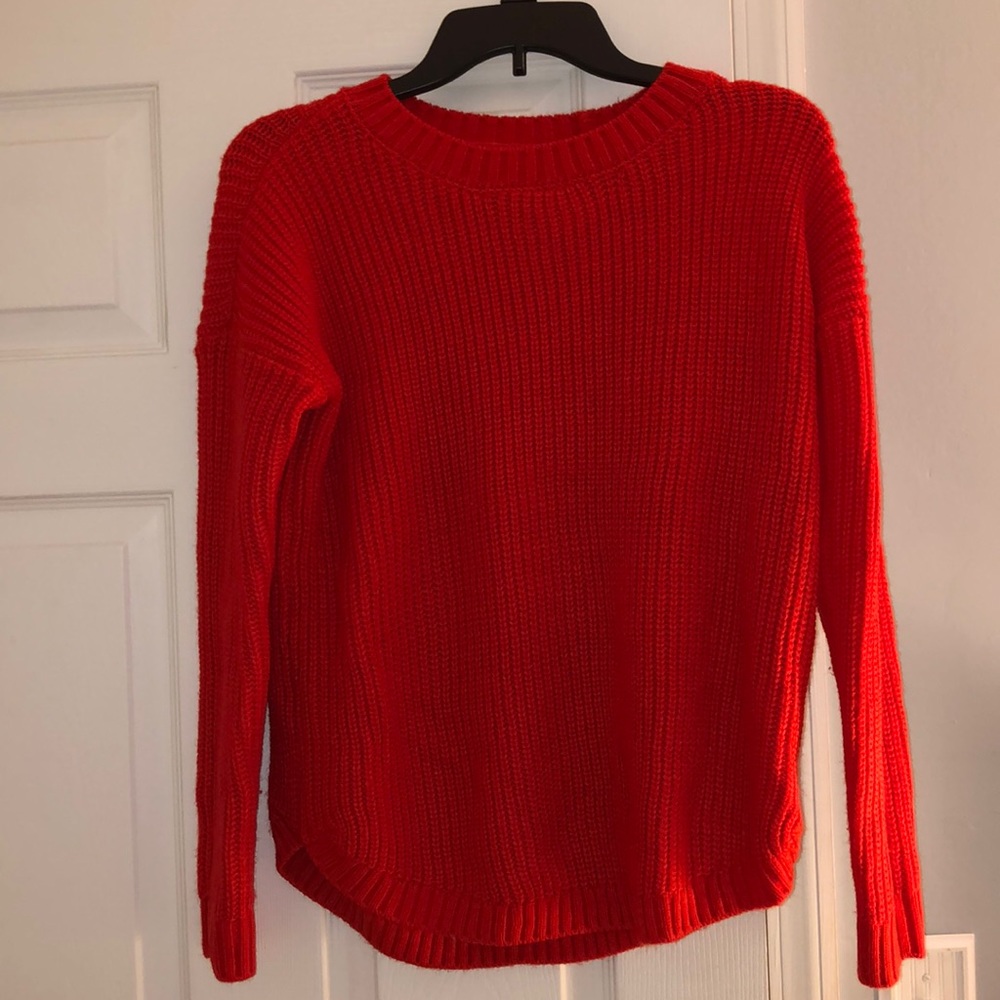 Red Knitted Sweater